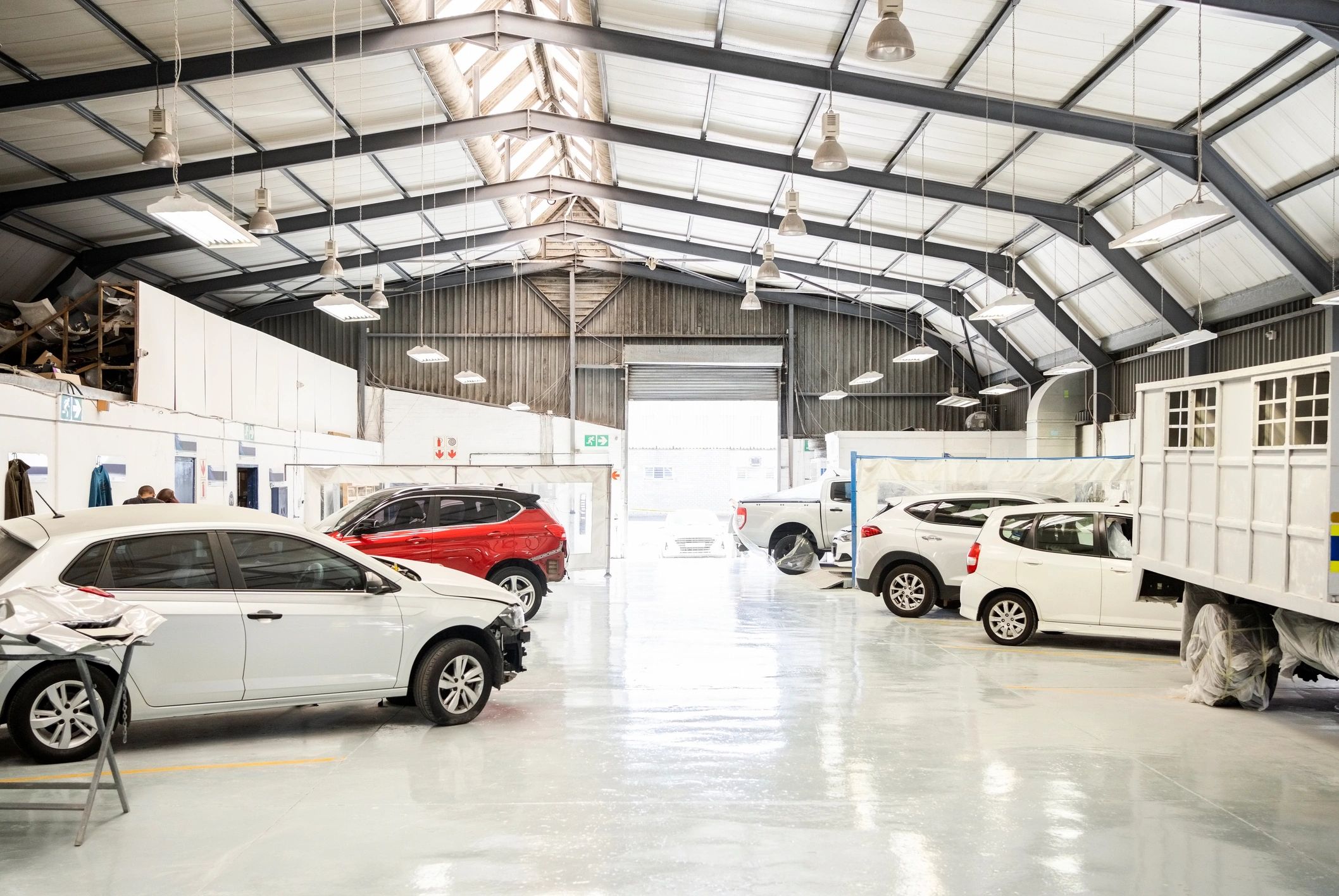 Japanese car service garage modern